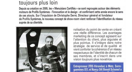 Les "Menuisiers Certifiés" Les "Menuisiers Certifiés"