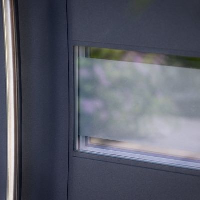 Porte d'entrée alu avec tierce