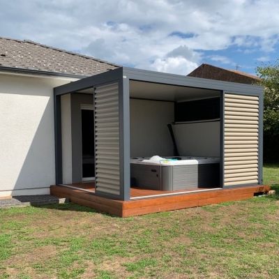 Abri de spa en aluminium