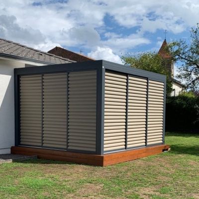 Abri de spa en aluminium