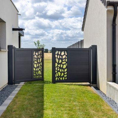 Portail aluminium décoratif