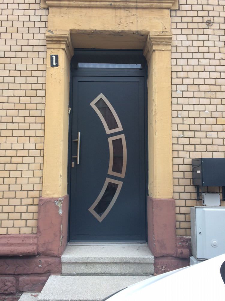 Porte d'entrée alu de qualité