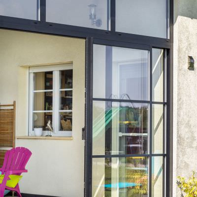 Fermeture de terrasse moderne