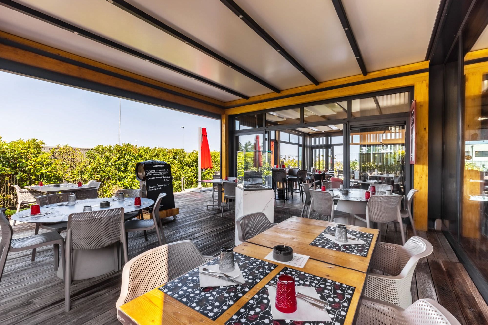 Véranda et Auvent pour Restaurant