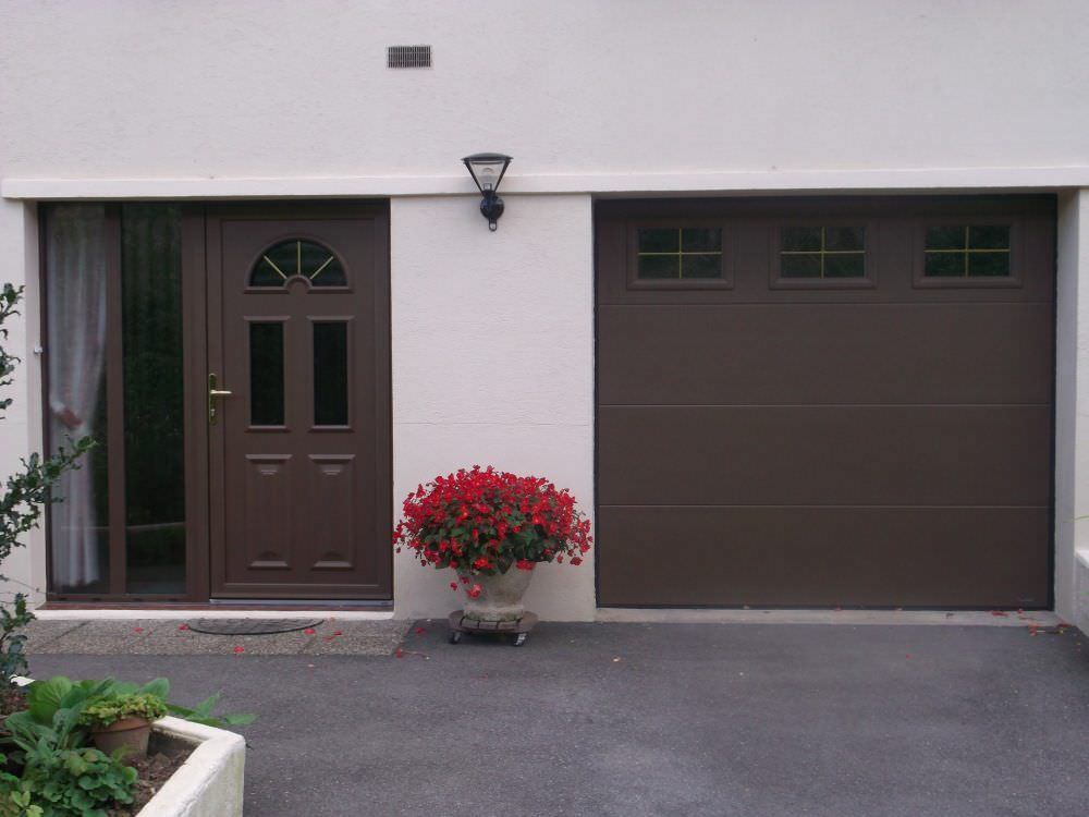 Porte d'entrée et de garage alu