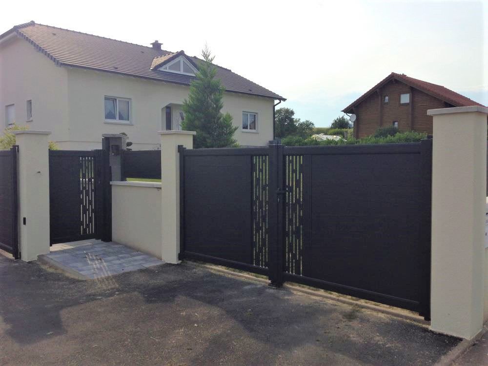 Fabrication et Pose de Portail et portillon aluminium