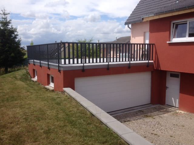 Balustrades de terrasse en aluminium