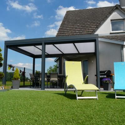 Pergola Auvent Design avec stores screen