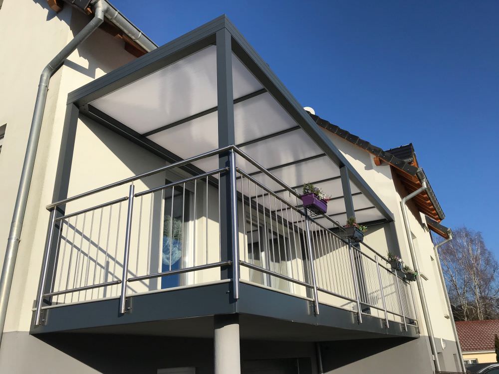 Auvent moderne en alu Toiture balcon