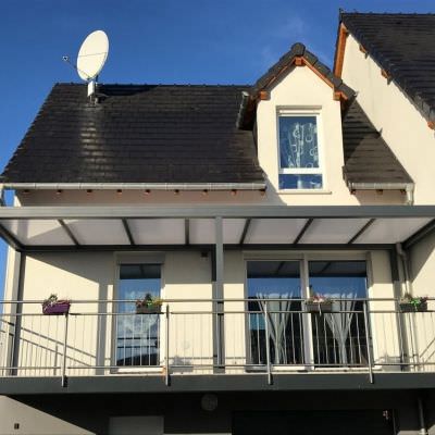 Auvent moderne en alu Toiture balcon