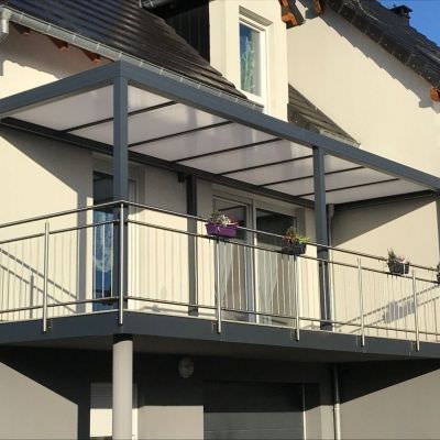 Auvent moderne en alu Toiture balcon