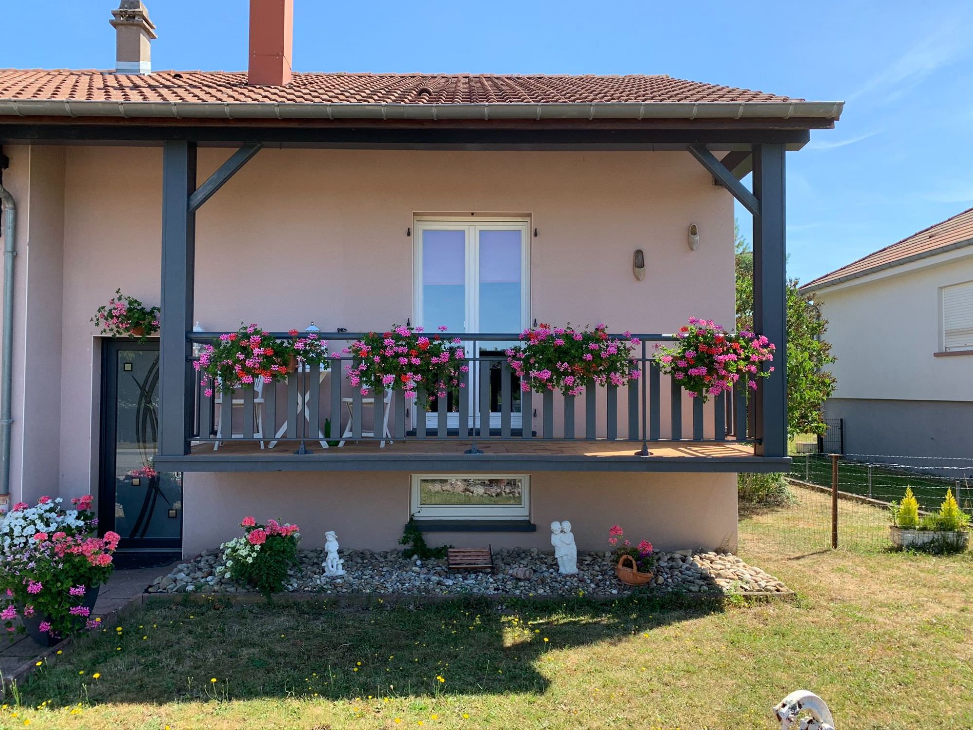 Balustrade en alu pour balcon