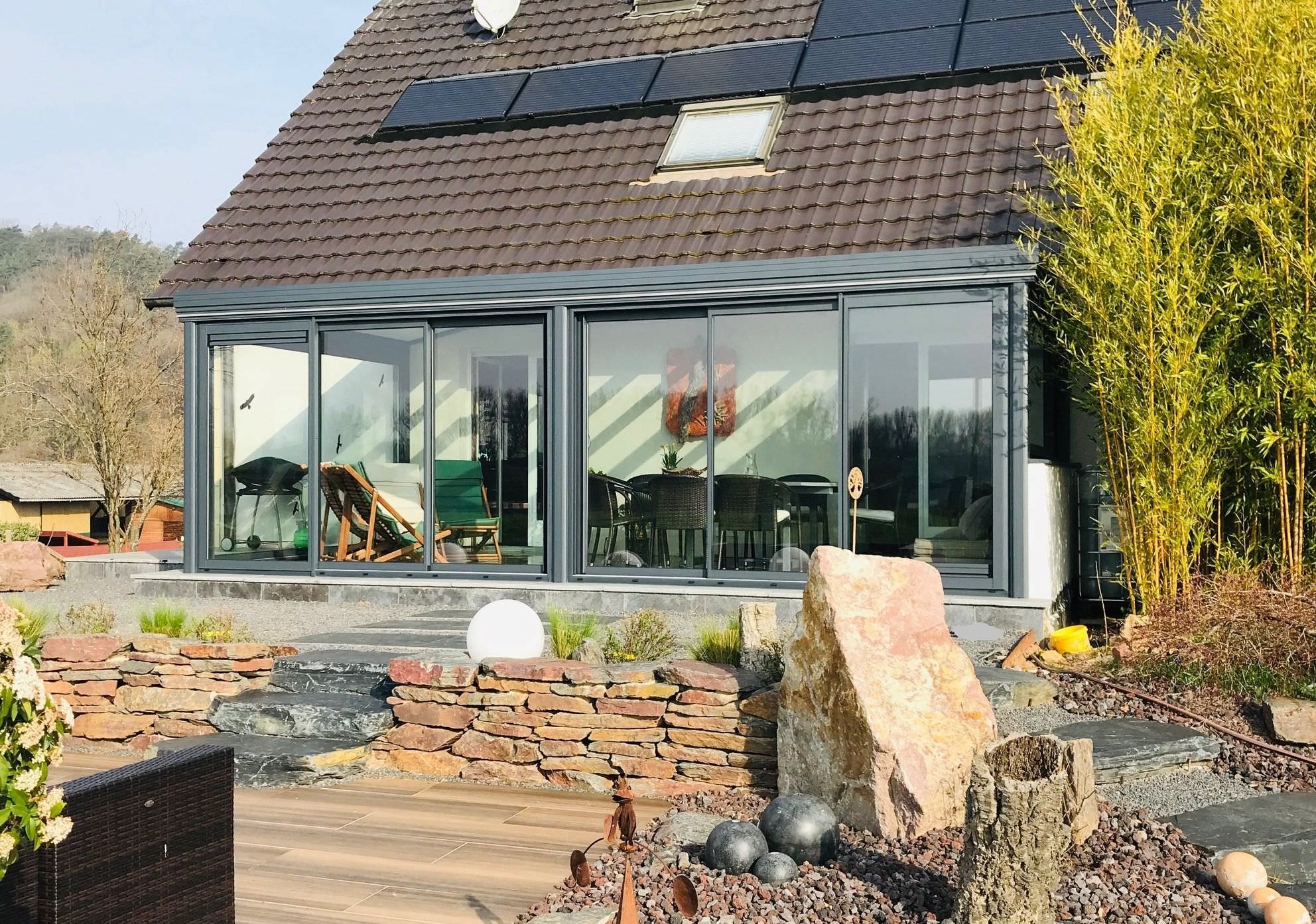 Installation de Véranda Fermeture de terrasse alu