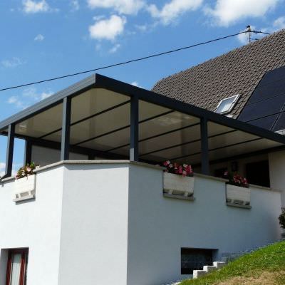 Grand Auvent alu protection de terrasse