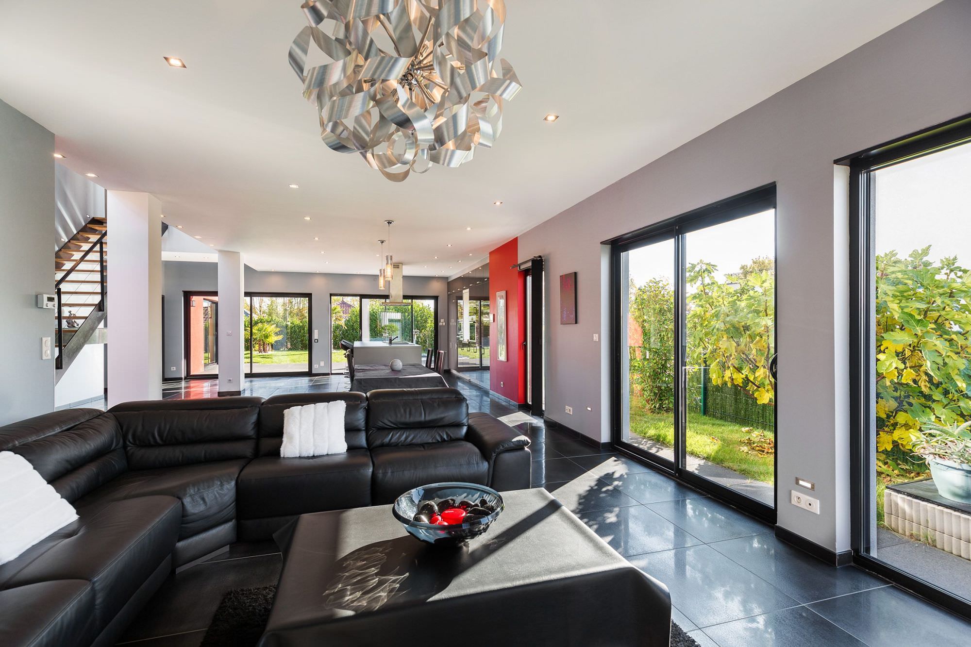 Baies coulissantes vitrées aluminium
