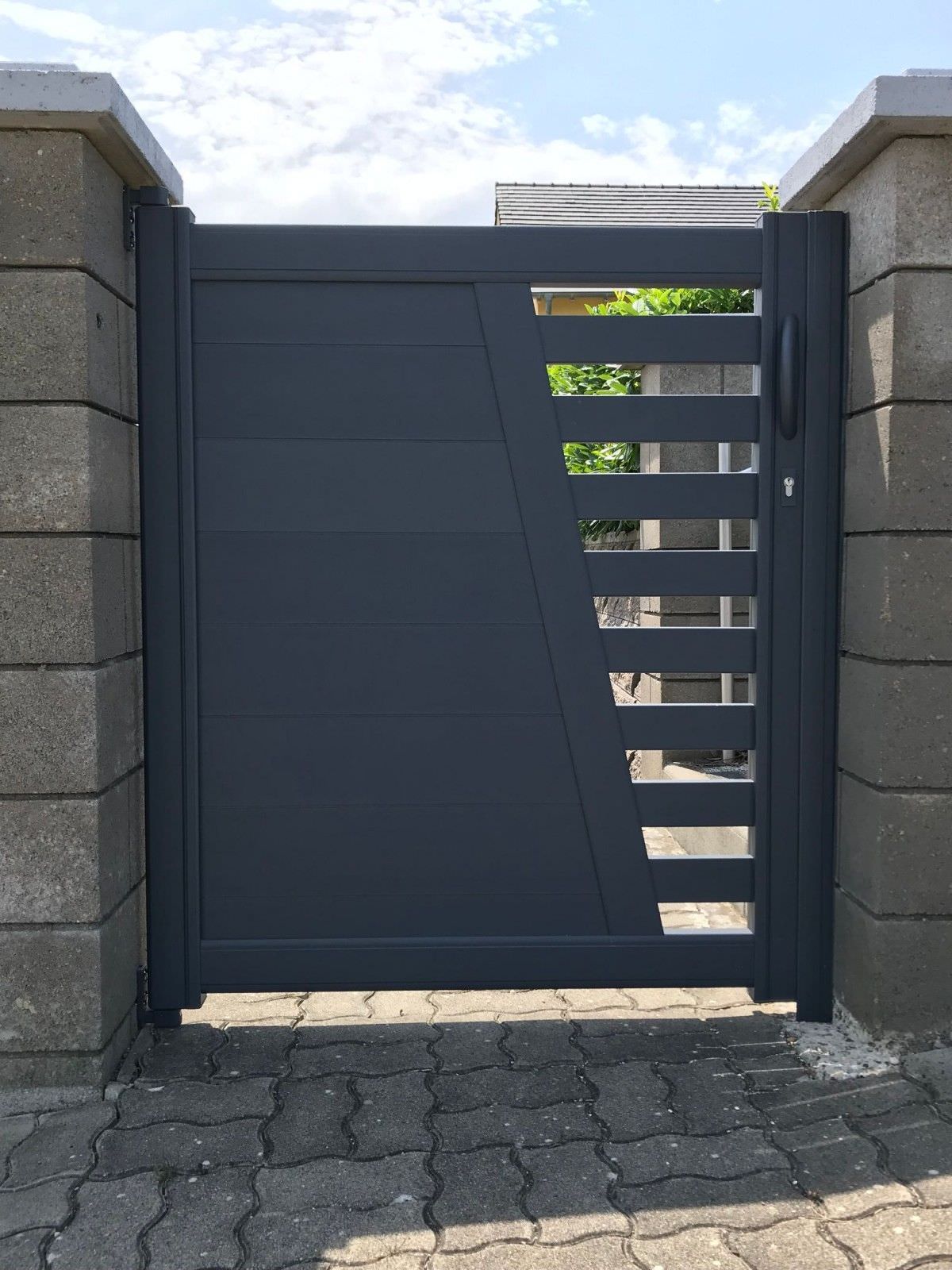 Pose de portillon aluminium de qualité