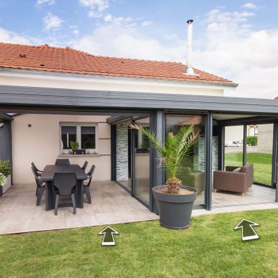 Véranda et auvent Terrasse 