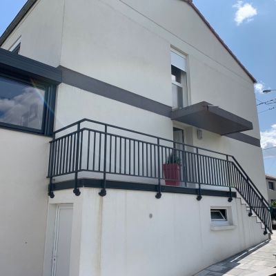 garde-corps double main courante aluminium Talange garde-corps double main courante aluminium Talange