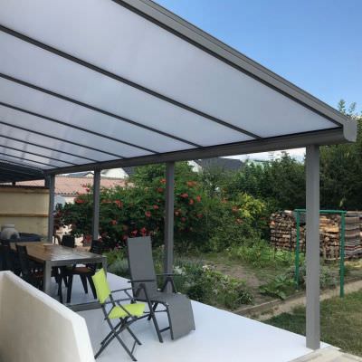 Toiture de terrasse polycarbonate Freyming Merlebach (57)