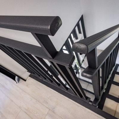 Garde‑corps et rampe d’escalier intérieurs en aluminium Hayange (57)