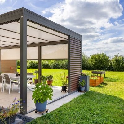 Auvent Pergola avec parois coulissantes Près de Thionville