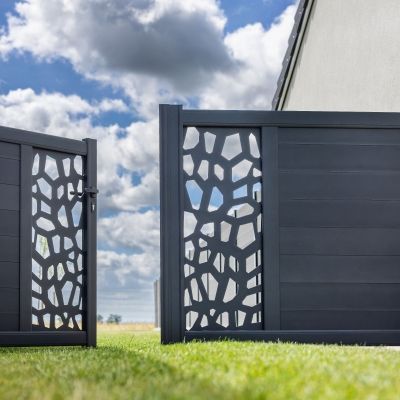Portail aluminium décoratif