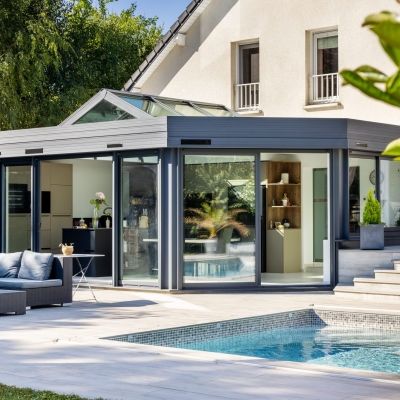 Extension de maison en véranda