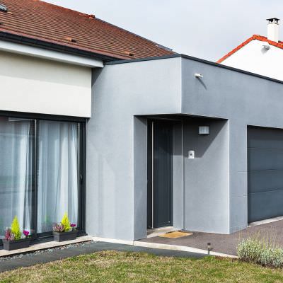 Menuiserie alu gris anthracite modernes