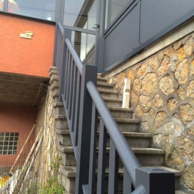 Rambardes alu gris pour escalier Liverdun (54)