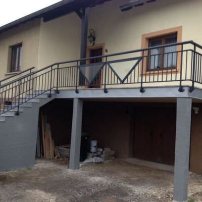 Garde-Corps Rambardes déco aluminium Béning-lès-Saint-Avold (57)