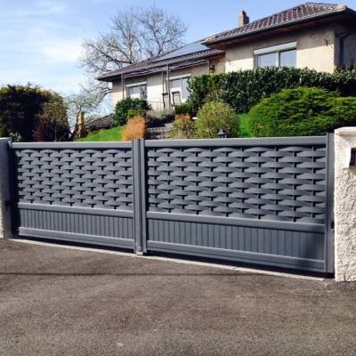 Portail battant motif tressé Condé-Northen (57) Portail battant motif tressé Condé-Northen (57)