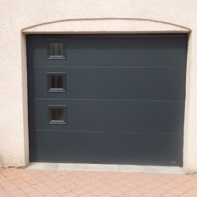 Porte de garage 7016 alu 