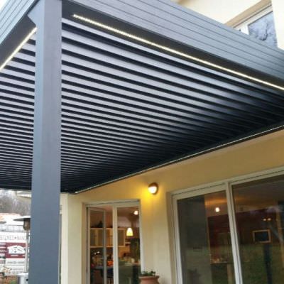 Pergola bio-climatique alu Créhange (57)