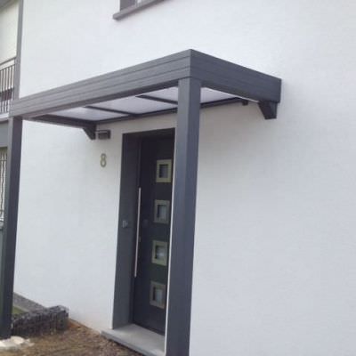 Marquise Moderne pour Porte d'entrée 