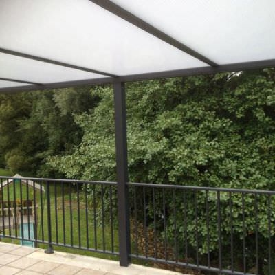 Auvent et rambardes en alu Achen (57)