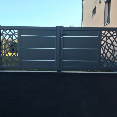 Portail design avec motifs Lambach (57) Portail design avec motifs Lambach (57)