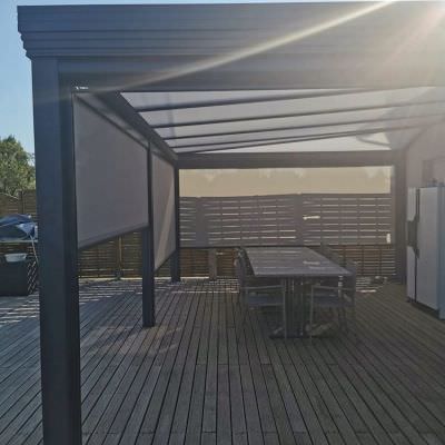 Auvent moderne et stores screen RICHE (57)