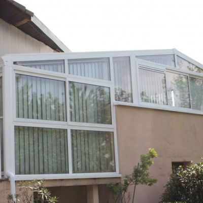 Sas et Fermeture de terrasse toit 2 pentes  Sas et Fermeture de terrasse toit 2 pentes