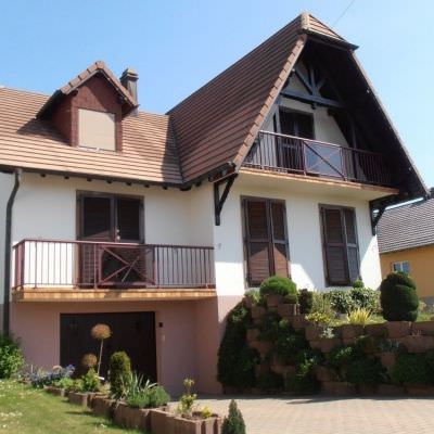 Balustrade alu pour balcon Grand-Est