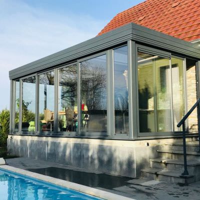 Véranda alu thermolaqué HOELSCHLOCH (67)