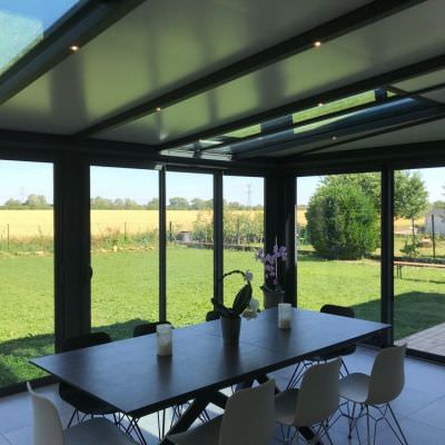 Véranda vue jardin Amanvillers (57)