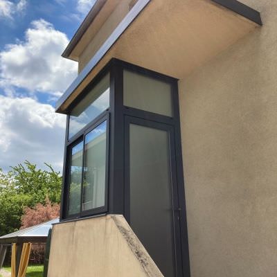 Sas d'entrée moderne en alu Thionville (57)