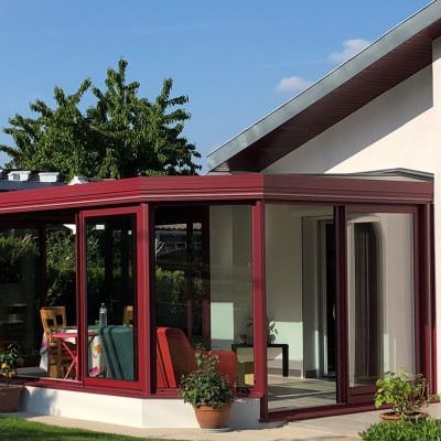 Extension Véranda Rouge Blénod-lès-Pont-à-Mousson (54)