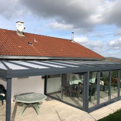 Véranda et Auvent aluminium Norroy-lès-Pont-à-Mousson (54)