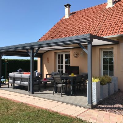 Abris couverture terrasse en aluminium