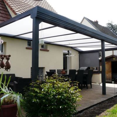 Auvent toiture abri de terrasse de qualité Saverne (67)