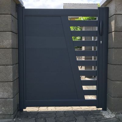 Pose de portillon aluminium de qualité Région de Bitche (57)