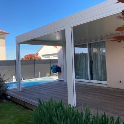 Auvent avec piscine Auvent avec piscine