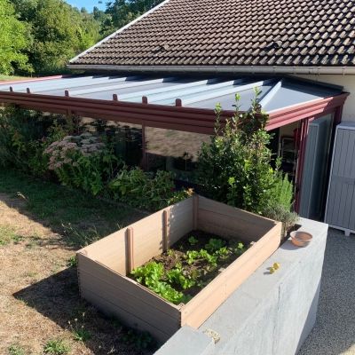 Volets roulants sur une véranda FBS de 12 ans Volets roulants sur une véranda FBS de 12 ans