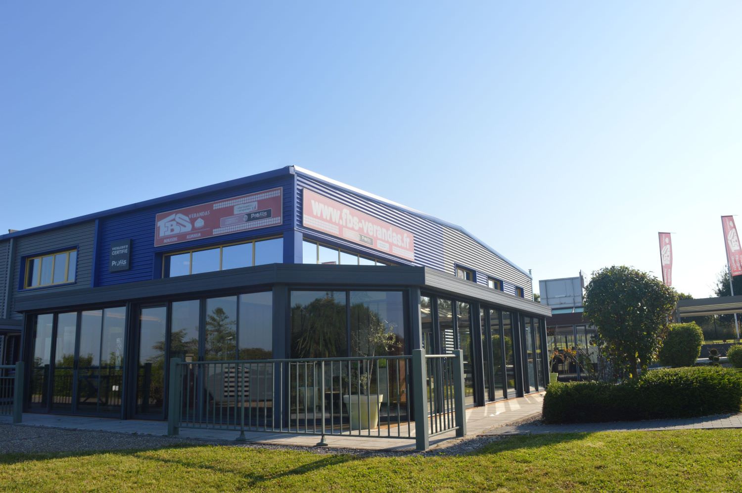 Portillon aluminium sur mesure - Lorraine Moselle FBS Vérandas